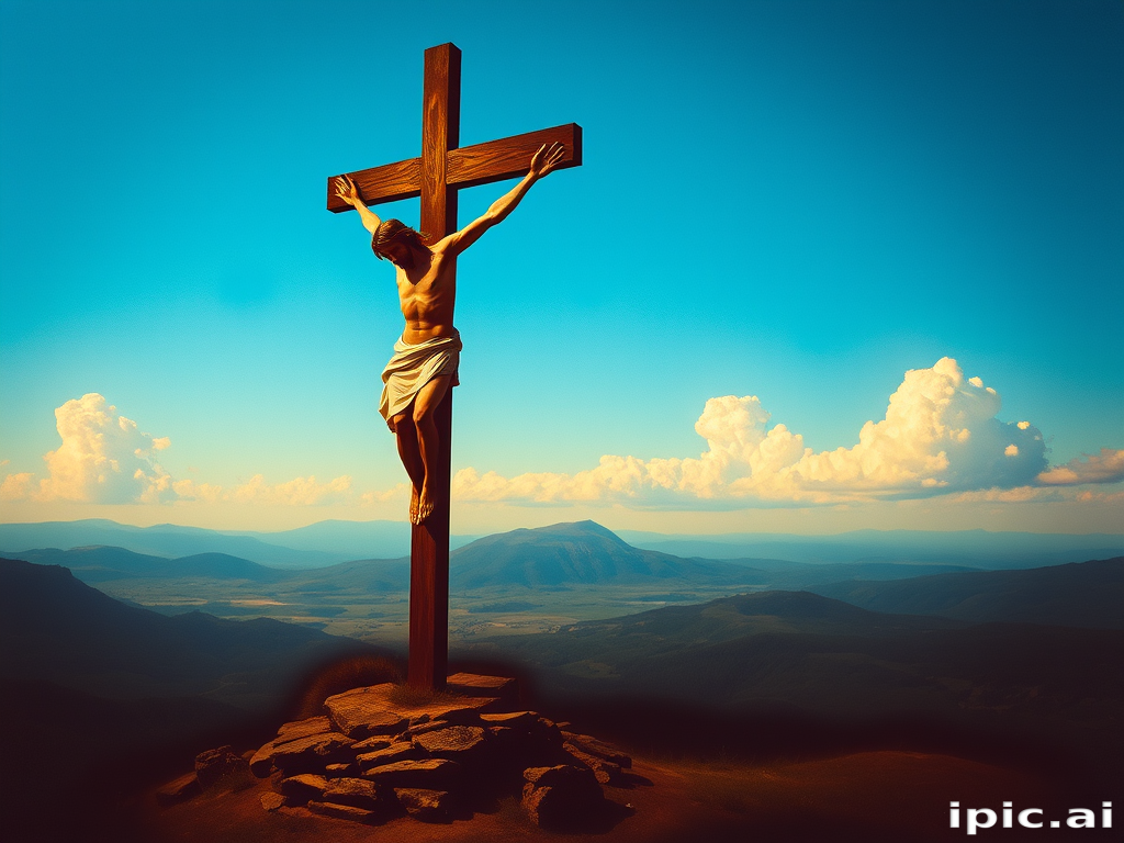 jesus christ on the cross pictures