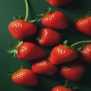 strawberry background aesthetic