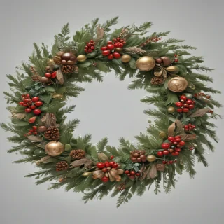 christmas wreath transparent