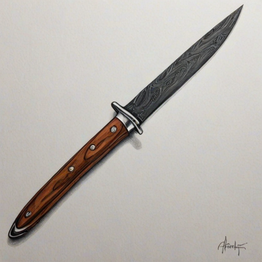 knife drawing
