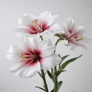 flower with white background