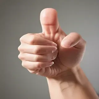 transparent thumbs up