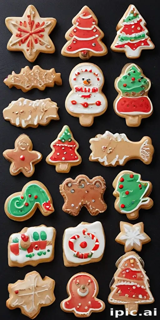 clip art christmas cookies
