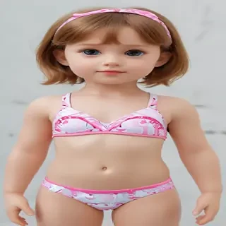 ai little girl bikini