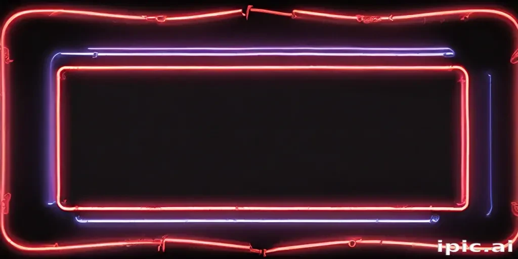 neon frame png