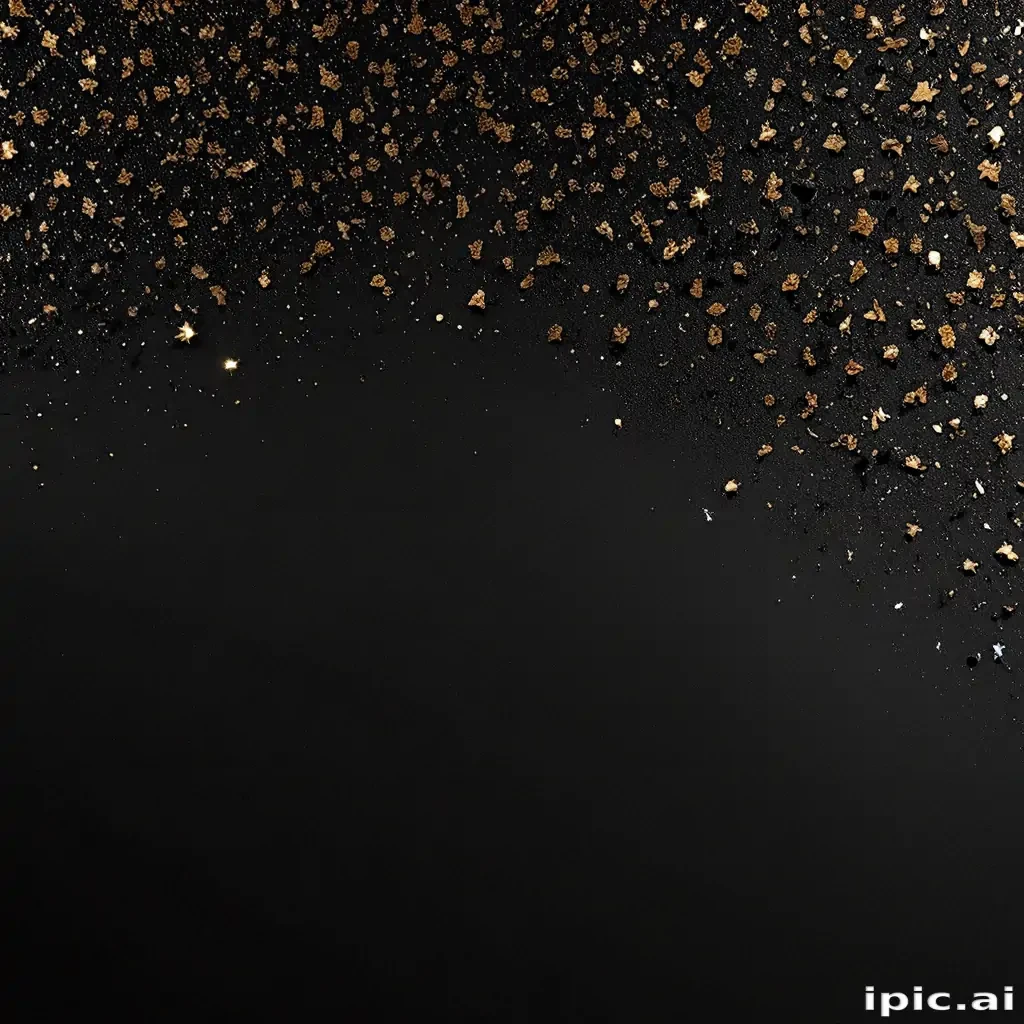 black background with glitter