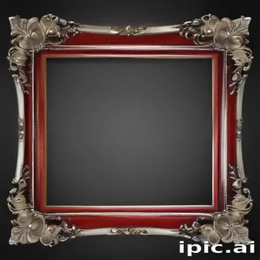 silver picture frame png