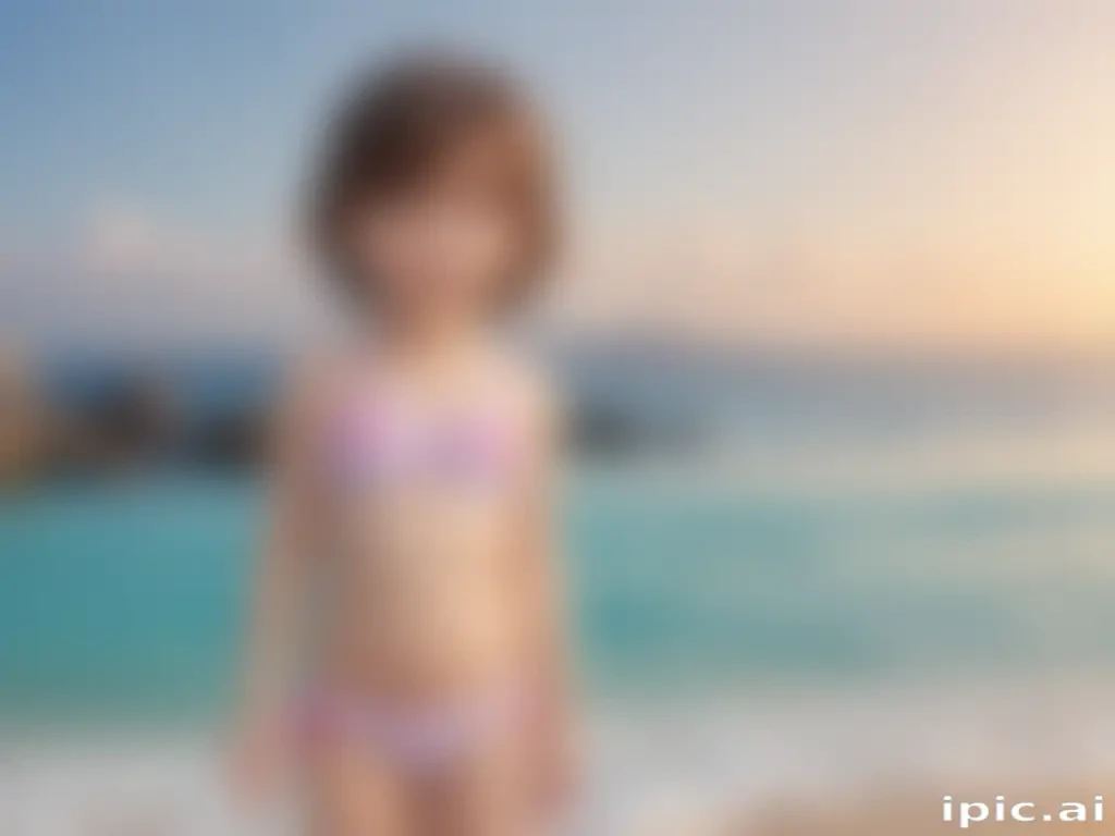 little girl in bikini ai