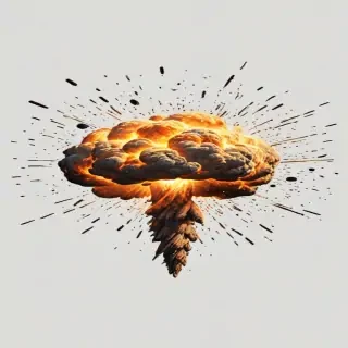 explosion transparent background