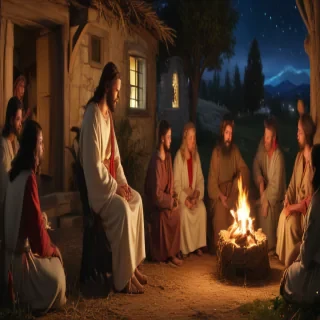 jesus at christmas images