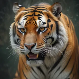 transparent tiger