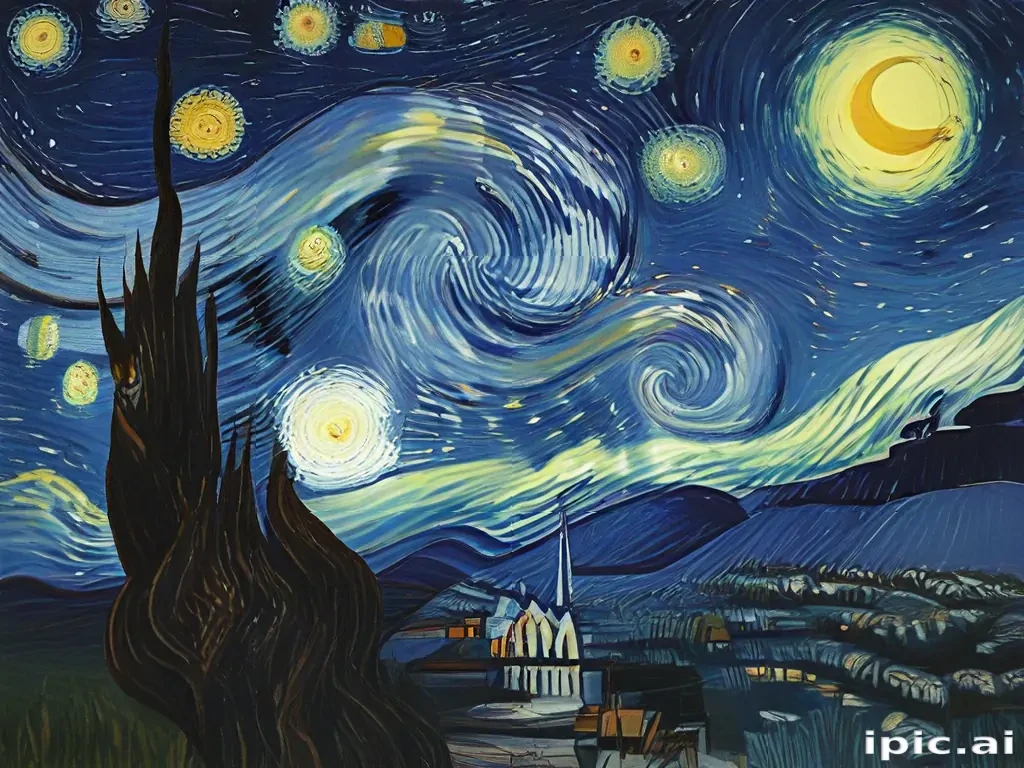 starry night png