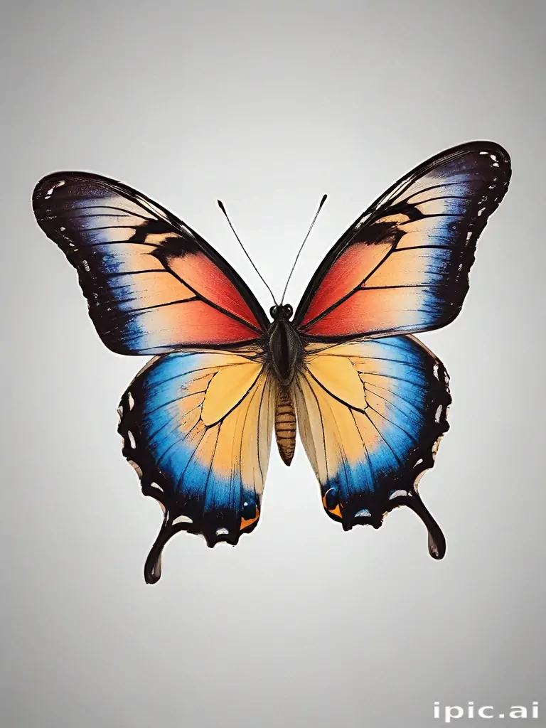 butterfly no background