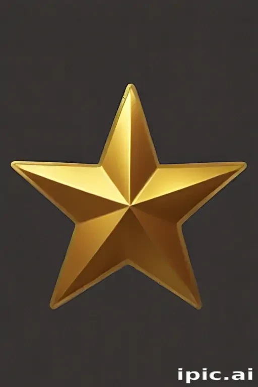 gold star sticker png
