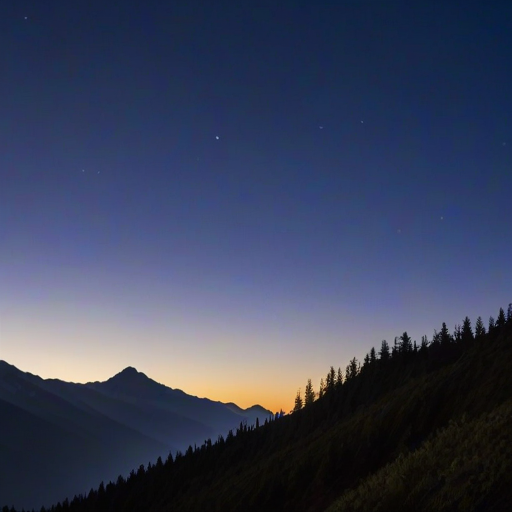 mountain silhouette
