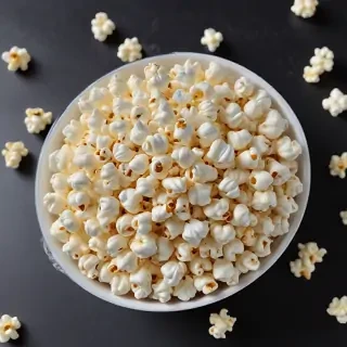 transparent popcorn