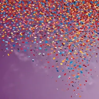 confetti vector