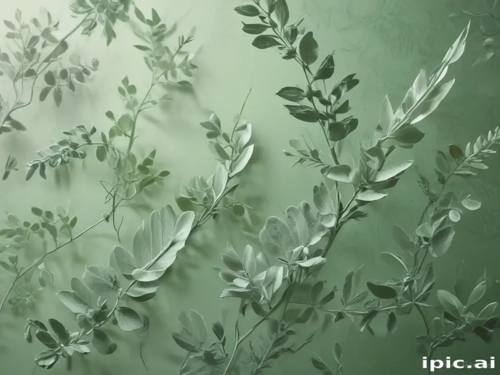 sage green backround