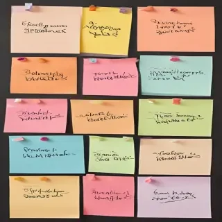 sticky notes png transparent
