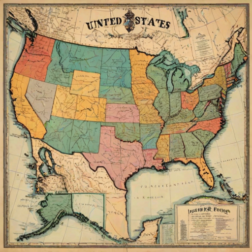 united states map