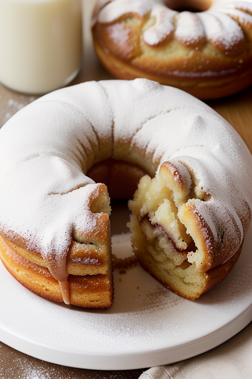 cinnamon sugar donut sweet bread