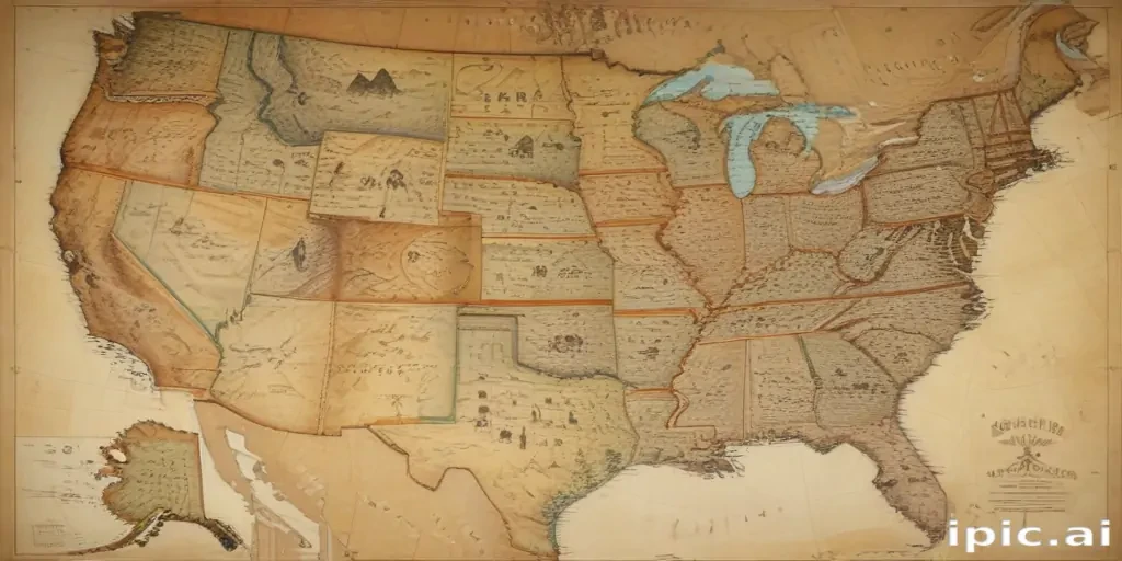 map of united states of america