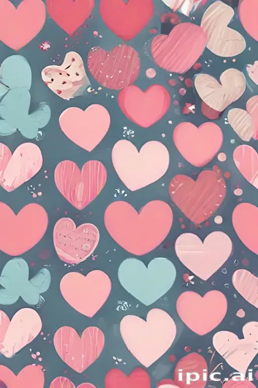 cute heart background