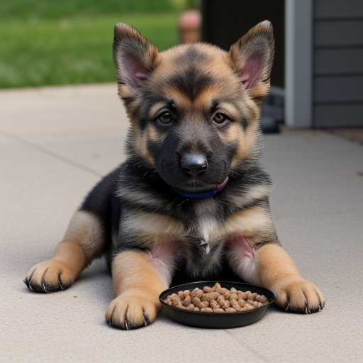 vet recommended dog food for german shepherd puppy