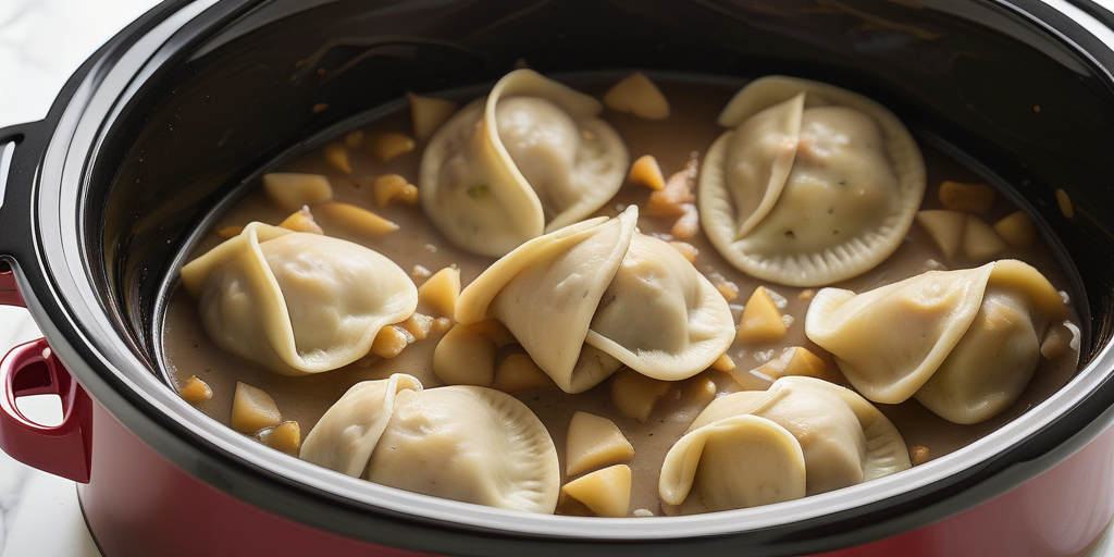 pierogies in a crock pot