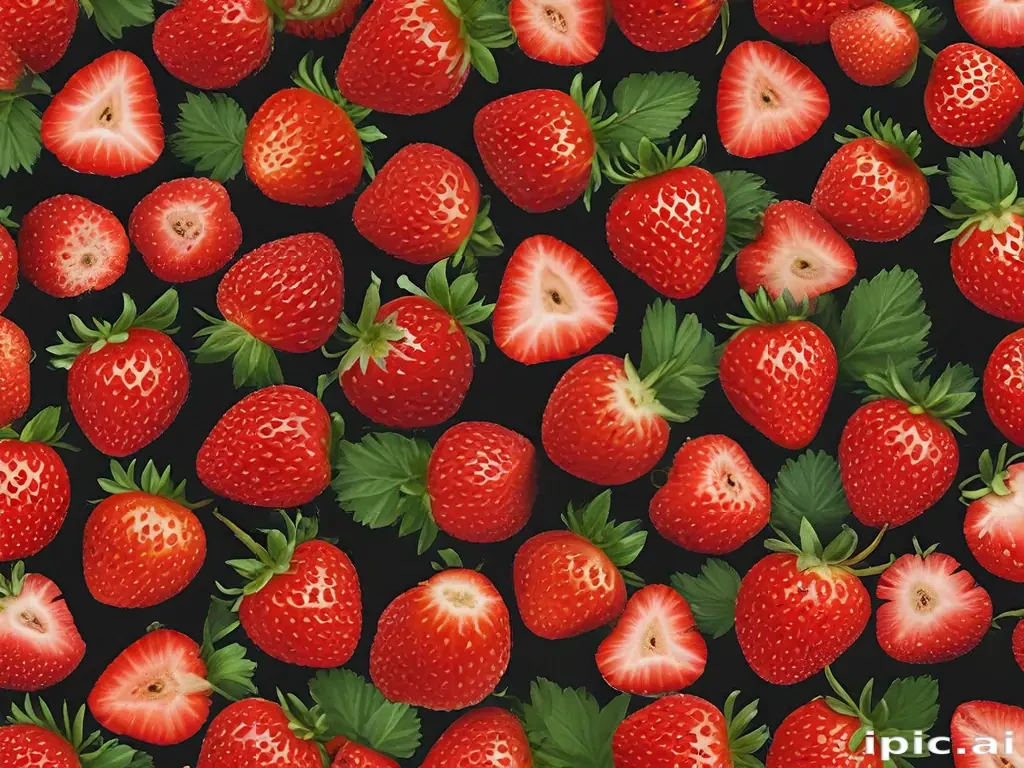 strawberry wallpaper desktop