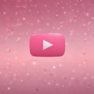 pink youtube logo