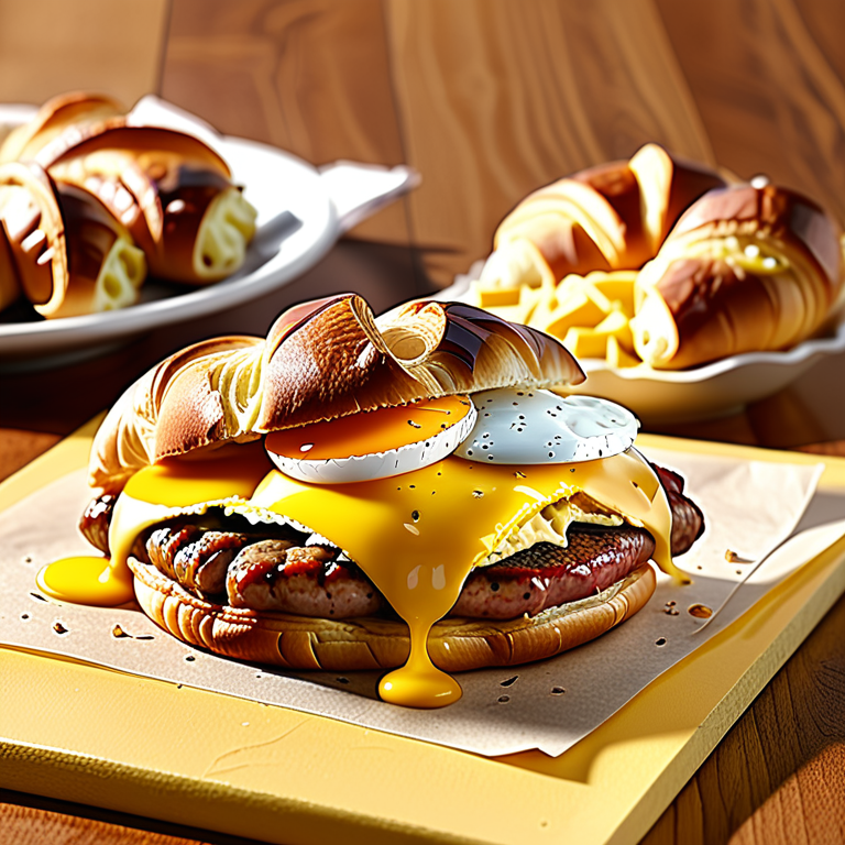 jimmy dean sausage egg and cheese croissant calories