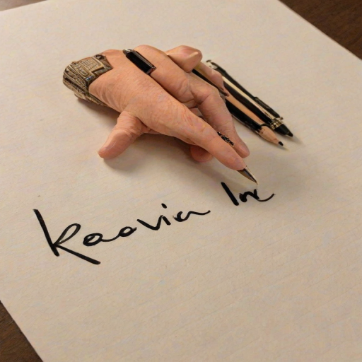 kevin in cursive