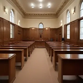 court room background