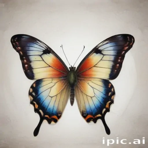 drawing butterfly