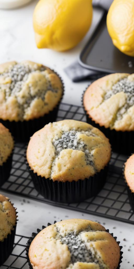 lemon poppy seed gluten free muffins