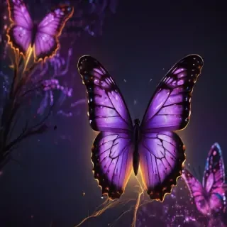 neon butterfly wallpaper