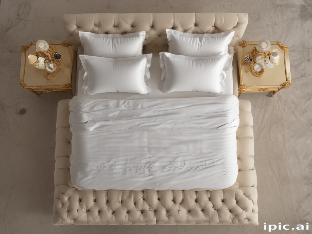bed top view