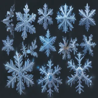 snowflakes clipart transparent background