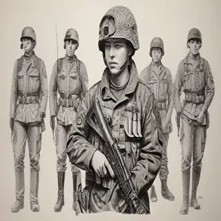 army drawings