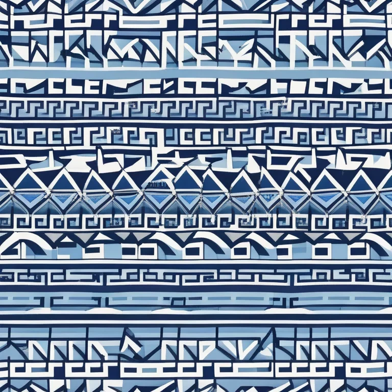 blue pattern