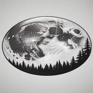 moon pic drawing