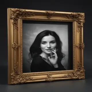 picture frame transparent