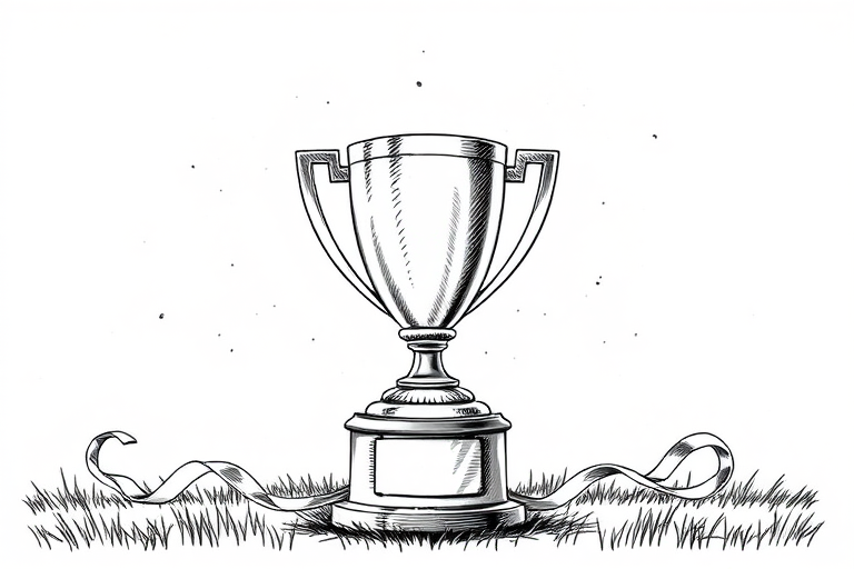 trophy drawing