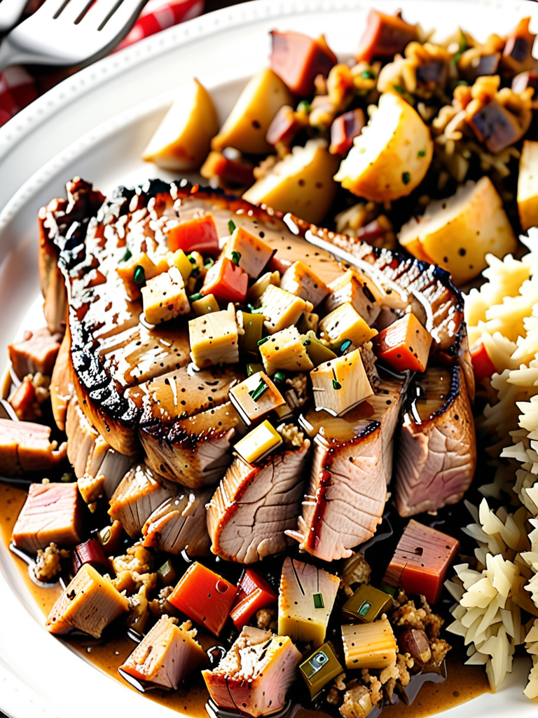 slow cooker pork chops and stuffing