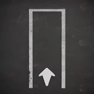 downward arrow