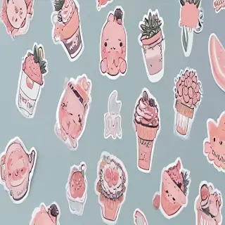 aesthetic printable stickers