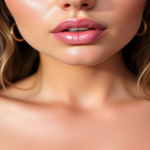 Pearlescent white lip topper "Moonlit Glow" adding a subtle iridescent sheen and dimension to any lip color while providing hydration and comfort