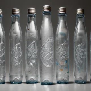 water bottle drawing