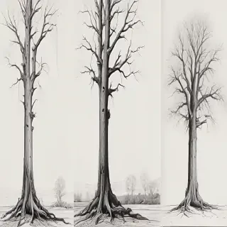 dead tree drawings